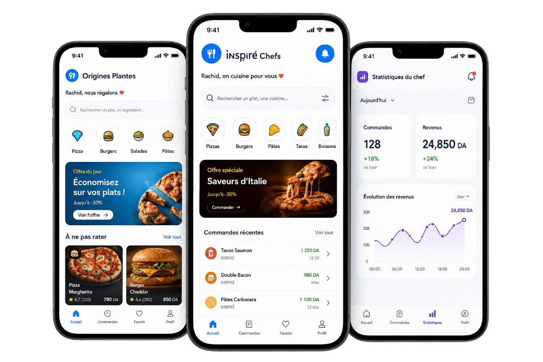 Applications mobiles personnalisées développées par SeryX