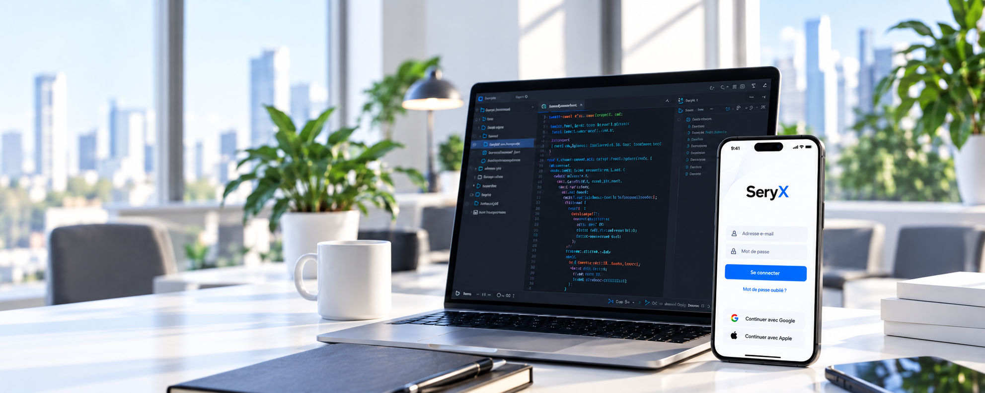 SeryX web and mobile development workspace